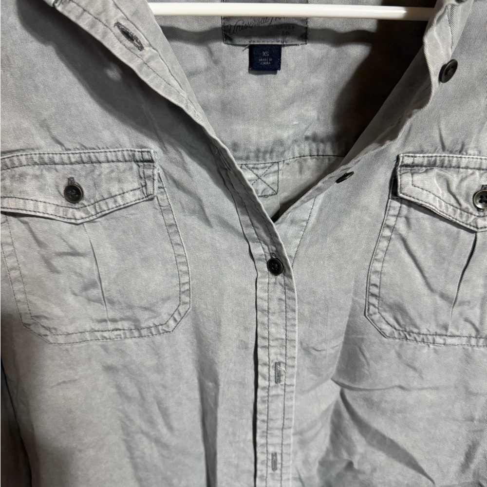 Universal Thread Light Gray‎ Utility Jacket - Picture 2 of 4